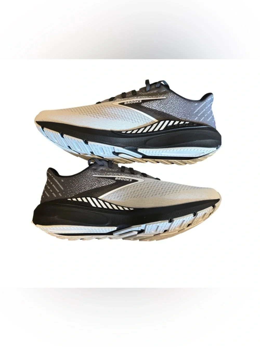 Brooks Launch GTS 10 Gray and Black Men's Running Sneaker Size 10.5 Wide - Picture 8 of 11
